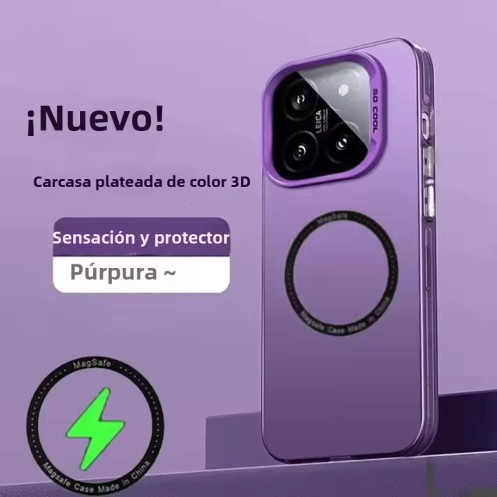 Funda De Teléfono Magnética Para Xiaomi 14 15T 14T pro 13T pro 13 Ultra 12S 12 12T Poco X6 M6 F6 pro Resistente a Golpes Y Arañazos Material Acrílico - 1