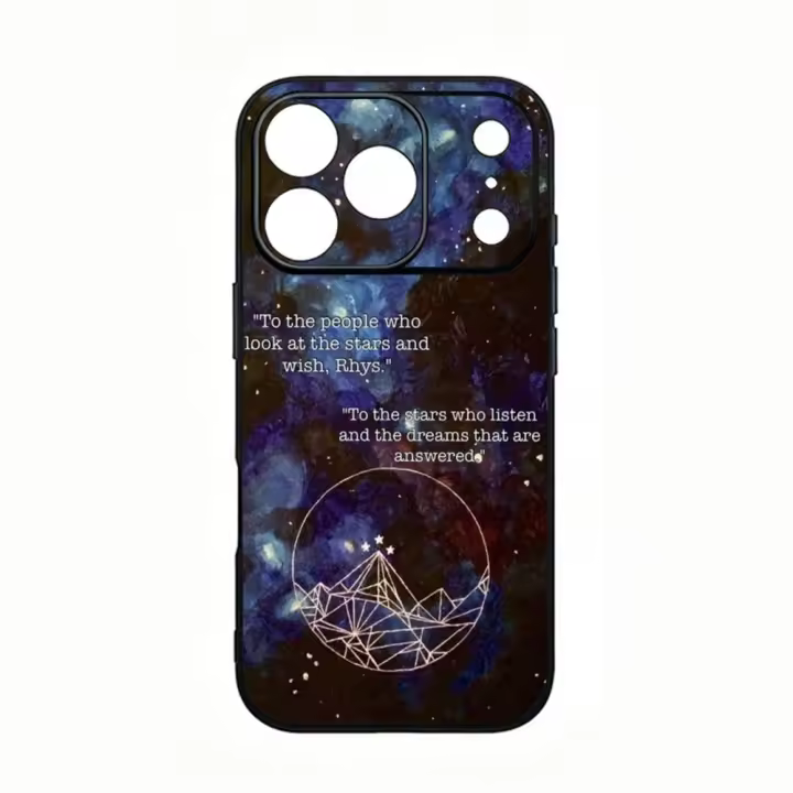 Funda De Teléfono a Court of Mist And Fury Para iPhone 12-17 Air plus pro Max Satinado Glossy Colorido Regalo Great - 1