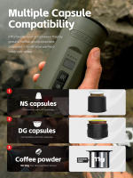 HiBREW H4C EXPLORER, Cafetera Portátil, Batería Desmontable, Compatibilidad con Múltiples Cápsulas, Temperatura Ajustable (85~95°C), Tiempo de Preparación Programable, 20 Bares de Alta Presión, Tanque de Agua de 100mL, con Soporte de Aleación de Aluminio - details 3