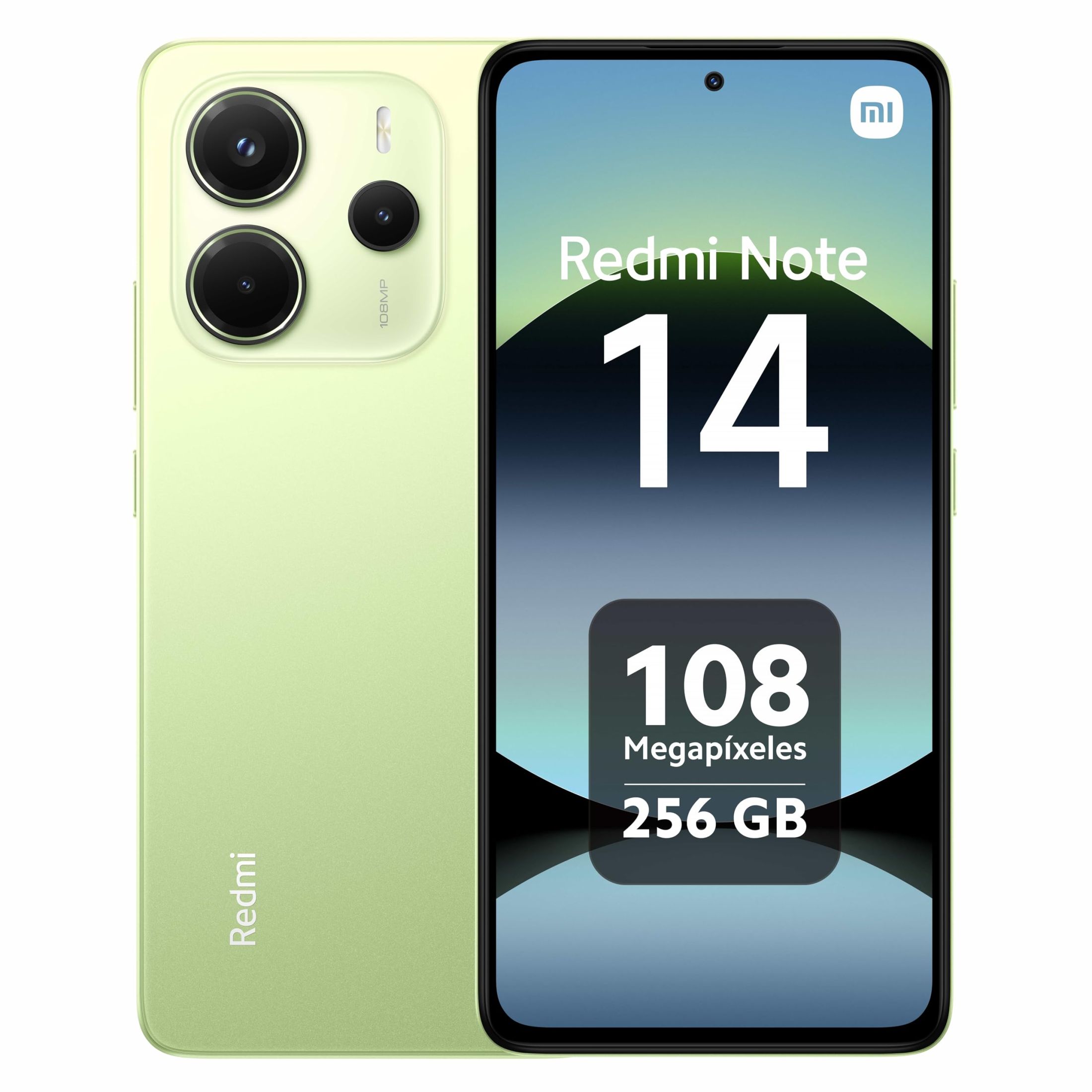 Xiaomi Redmi Note 14 8GB+256GB Teléfono Móvil | Pantalla AMOLED 6.67" 120Hz | Cámara 108MP | Batería 5500mAh | 4G (Versión Global)