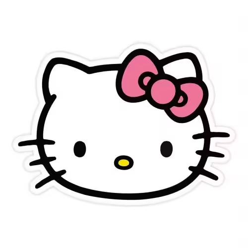 Sanrio Hello Kitty Cuscino: Hello Kitty Face 36cm - 1
