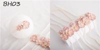 Headband Para Bebés Niñas Recién Nacidos Accesorios De Pelo Con Flor Ropa De Bebé Estilo Lindo Material Algodón Blends Propiedades Fotográficas - details 5