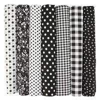 7PCS Tela De Algodón De 50 X 50cm Para DIY Patchwork Bordado Costura Scrapbooking Arte Y Manualidades Tela De Brocado De Alta Calidad Antiestática - details 0