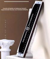 Harmonica De 28 Agujeros En Clave De C Con Estuche Para Principiantes Adultos Profesionales Estudiantes Amigos Regalos - details 1