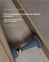 Parada De Puerta De Silicona Sin Perforar Con Fuerte Succión Anticolisión Protector De Piso Para Dormitorio Y Uso Doméstico - details 0