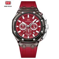 Reloj De Pulsera Para Hombre MINI FOCUS Ultra-ligero Con Caja Octagonal Transparente Multifuncional Resistente Al Agua Y Al Shock Estilo Deportivo - details 7