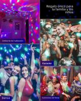 Bola Mágica LED Control Remoto Siete Colores Voz Controlada Rotación Mini KTV Luz De Escenario TenKinYo Luz Nocturna Atmosfera - details 5