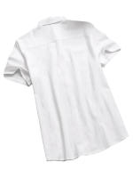 Camisa Casual Para Hombre Manga Corta Botones Vintage De Color Sólido Para Calle Y Vacaciones Tallas M-3XL Algodón Y Poliéster - details 14