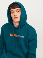 Jack & Jones Hombre sudadera con capucha ajustable y bolso frontal JJECORP SWEAT PLAY NOOS Moda casual informal OTOÑO INVIERNO REF 233599 - details 2