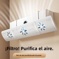 Protector De Viento Ajustable Para Salida De Aire Acondicionado PVC Cubierta Anti-Exceso De Ventilación Y Polvo - details 5