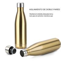 Termo BPA Free De Acero Inoxidable 500ml Con Doble Aislamiento Para Agua Y Cerveza Termo Ecológico Para Deporte Y Uso Diario - details 12