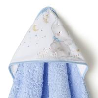 Interbaby capa de baño + babero rizo de 1 metro x1 metro modelo ELEFANTE - details 1