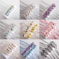 Headband Para Bebés Niñas Recién Nacidos Accesorios De Pelo Con Flor Ropa De Bebé Estilo Lindo Material Algodón Blends Propiedades Fotográficas - details 2