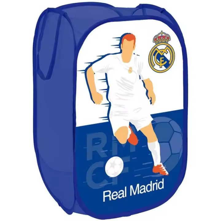 Gerimport Cesto de Almacenaje Real Madrid C.F. 36 X 36 X 58 Cm - Organización Eficiente - 1
