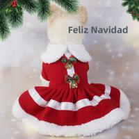 Vestido De Fieltro Para Mascotas Para Navidad Ropa De Perro Para Fiestas Disfraz Festivo Para Animales Domésticos Tamaño Pequeño - details 3