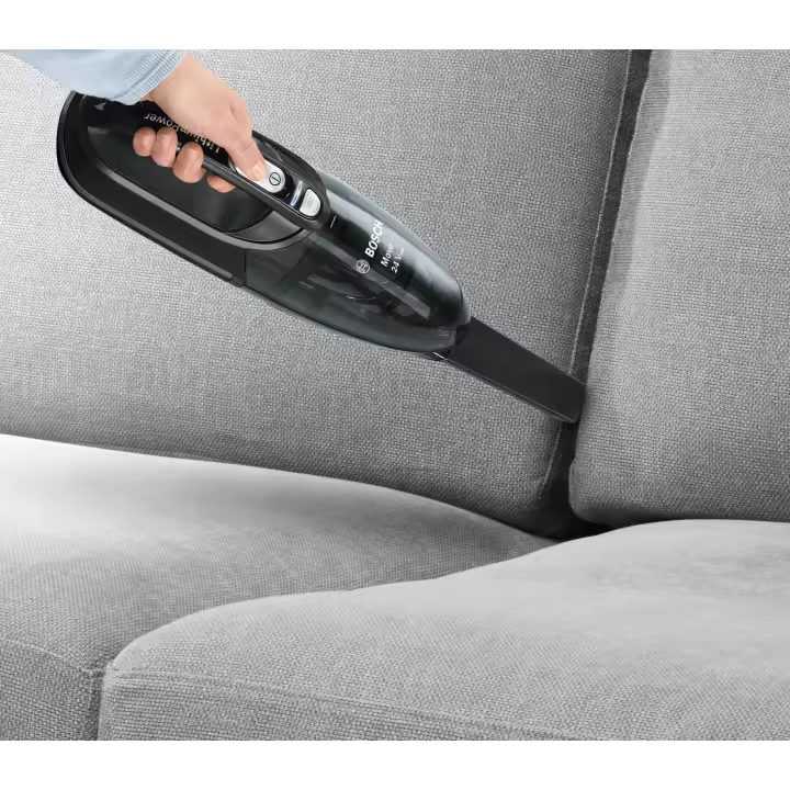 Bosch - Aspiradora de mano inalámbrica BHN24L Move Lithium 24Vmax sin bolsa, 2 niveles de succión y depósito de 0,3 L para limpieza rápida en coche, sofás y escaleras - 1