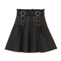 Falda A-Line Lolita Japonesa Talla Grande Cintura Alta Flared Midi Versátil Estilo Niña Suave Para Uso Diario Primavera/Verano Polyester - details 0