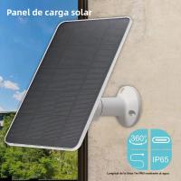 Panel Solar 3W 6V Tipo-C Para Cargador De Cámara De Seguridad Portabellows Dispositivos Electrónicos Pequeños Exteriores - details 2