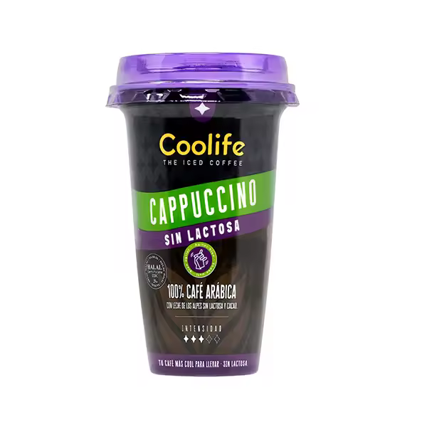 Café Frío Cool Life Capuccino Sin Lactosa: Caja de 10 Unidades con 230 ml - 1