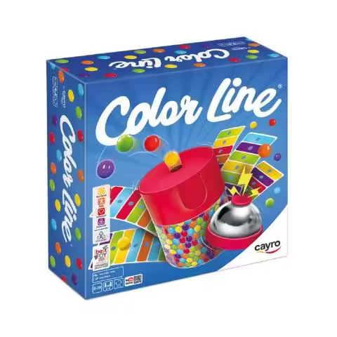 Color Line Cayro - Juego de Mesa Educativo y Divertido Cayro Juego, mesa, entretenimiento, diversión, familia, amigos, estrategia, tablero, cartas, retos, equipos, creatividad, clásico, moderno, temático, dinámico, competitivo - 1