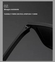 Gafas De Sol Polarizadas Para Hombre 2024 Marco Cuadrado Estilo De Moda Para Negocios Y Pesca Al Aire Libre Conducción - details 6