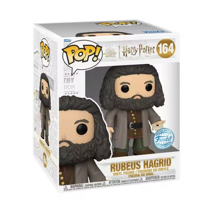 Funko Pop Harry Potter Rubeus Hagrid Con Carta hogwarts 15 Cm Special Edition 164 Figura Coleccionable - 1