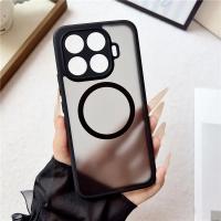 Funda Transparente Mate Para Magsafe Carga Inalámbrica Xiaomi 17T 15T pro Anti-caída Protección Choque Bumper Cubierta Dura PC - details 3