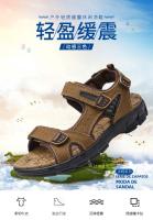 Sandalias De Cuero Genuino De Talla Grande Para Verano 38-46 Zapatos De Playa Al Aire Libre Casual Cómodos Para Clima Caliente Hombre - details 2
