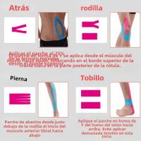 Cinta De Kinesiología Impermeable Para Deportes Protección Y Alivio Del Dolor En Tenis Y Gimnasio Adhesivo De Algodón - details 9