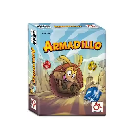 Armadillo - Juego de Dados y Cartas Familiar Mercurio Juego, mesa, entretenimiento, diversión, familia, amigos, estrategia, tablero, cartas, retos, equipos, creatividad, clásico, moderno, temático, dinámico, competitivo - 1
