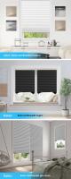 Cortinas De Blackout Con Pliegues Para Rollos Zébra No Tejidas Alta Protección Solar Para Dormitorio Sala De Estar Baño Balcon Decoración - details 7