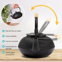 Tetera de Hierro funda, juego de Té Para chimenea, Tetera negra de Maple inoxidable para el hogar, 900ml - details 0