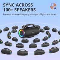 Tronsmart Bang Max Altavoz Bluetooth portátil, altavoces potentes con graves profundos, audio de tres frecuencias, altavoz inalámbrico de 130 W, 24 H, impermeable IPX6, altavoz exterior Bluetooth 5.3, correa portátil para actividades al aire libre - details 1