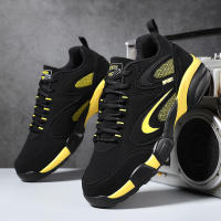 Zapatos De Deporte Para Hombre Talla Grande Color Bloque Trendy Antideslizantes Con Cordones Duros Y Duraderos Para Actividades Al Aire Libre - details 7