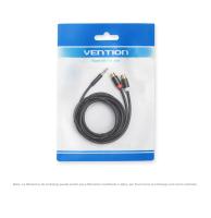 Cable AUX 3.5mm Macho a 2 Jacks RCA Hembra Vention Para iPhone Computadora Altavoces Estéreo Adaptador Y De Audio - details 10
