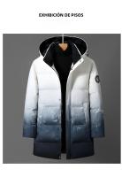 Chaqueta De Plumón De Pato Blanco Para Hombre Chaqueta De Invierno Con Capucha Largo Chaqueta De Plumón De Alta Calidad Tipo De Cierre De Cremallera Estilo Casual - details 14