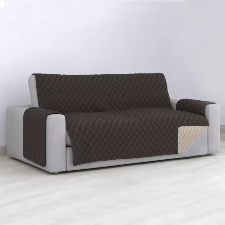 YUNIK HOME- Funda de Sofá Reversible, Cubre Sofá, Protector para Sofás Acolchado, Funda con Reposabrazos . Variedad de Medidas y Colores - 1