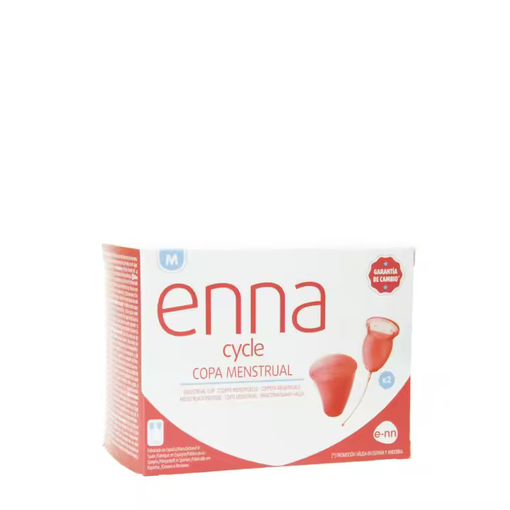 Enna cycle copa menstrual 2 unidades talla m + esterilizador - 1