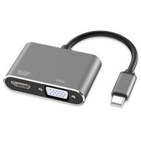 Adaptador De Dock Hub 4K Type C a HDMI USB C 3.0 VGA PD Para Macbook Samsung S20 Huawei Xiaomi Compatible Con Dex - details 12
