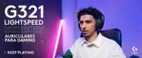 Logitech - Auriculares gaming G321 LIGHTSPEED con conexión inalámbrica LIGHTSPEED y Bluetooth 5.2, 210 g, 20 h de batería y micrófono Flip-to-Mute - details 0