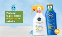 NIVEA SUN Pack ahorro protector solar - Contiene crema solar para niños + crema solar para adultos - details 1