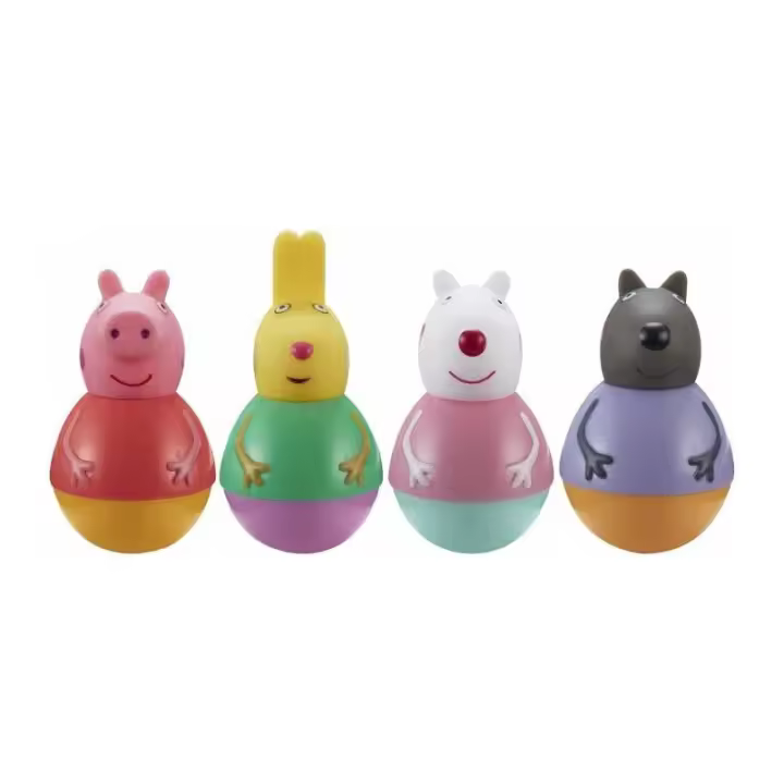 PACK 4 FIGURAS PEPPA PIG TENTETIESO - 1
