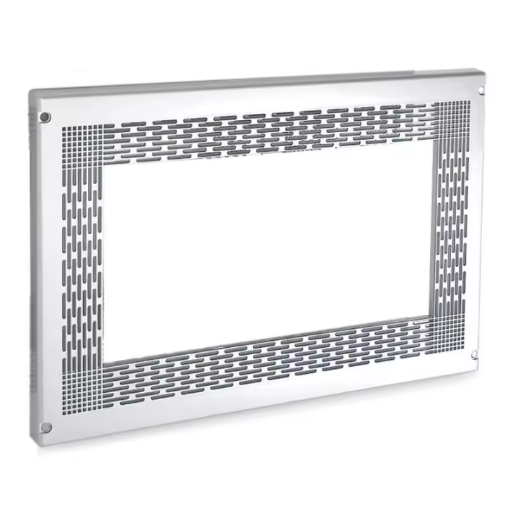Marco mueble microondas 600x400 cromo mate - 1