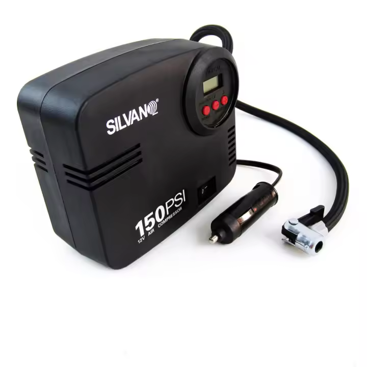 COMPRESOR DE AIRE DIGITAL PROGRAMABLE, INFLADOR DE NEUMÁTICOS DIGITAL DE 12V IDEAL PARA LLEVAR EN EL COCHE, COMPRESOR DE AIRE DIGITAL PROGRAMABLE PERMITE INFLAR NEUMÁTICOS EN SOL 3 MINUTOS, COMPRESOR AIRE DIGITAL PROGRAMABLE CON CONEXIÓN ENCENDEDOR COCHE - 1
