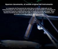 Lokchonk Microfono Dinámico SM57 Cardioid Para Escenario Y Karaoke Grabación De Voz Profesional Con Cable Microfono Handheld - details 1