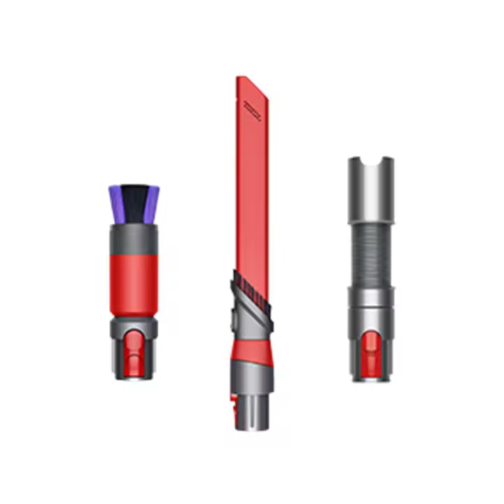 Dyson kit limpieza coche y superficies delicadas, antiarañazos, extensión flexible 61 cm, compatibilidad V7–V15 - 1