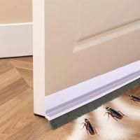 1pc 100CM Almohadilla De Sellado Para Puerta Banda Inferior Autoadhesiva Antipolvo Y Aislante Acústico Material De Goma - details 6