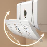 Protector De Viento Ajustable Para Salida De Aire Acondicionado PVC Cubierta Anti-Exceso De Ventilación Y Polvo - details 9