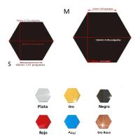 12pcs Pegatinas De Espejo Para Pared DIY En Forma Hexagonal De Acrílico Decoración De Habitación Y Sala De Estar Adornos De Arte Resistentes Al Agua - details 4