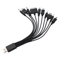 Cable De Carga USB 10-en-1 Universal Multi-Port Multi-Head Para MP3 MP4 Compatible Con Varias Marcas Durable Y Flexible - details 10